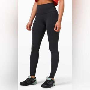 Lululemon Wunder Train High-Rise Tight 28" Black Leggings Women Sz 12